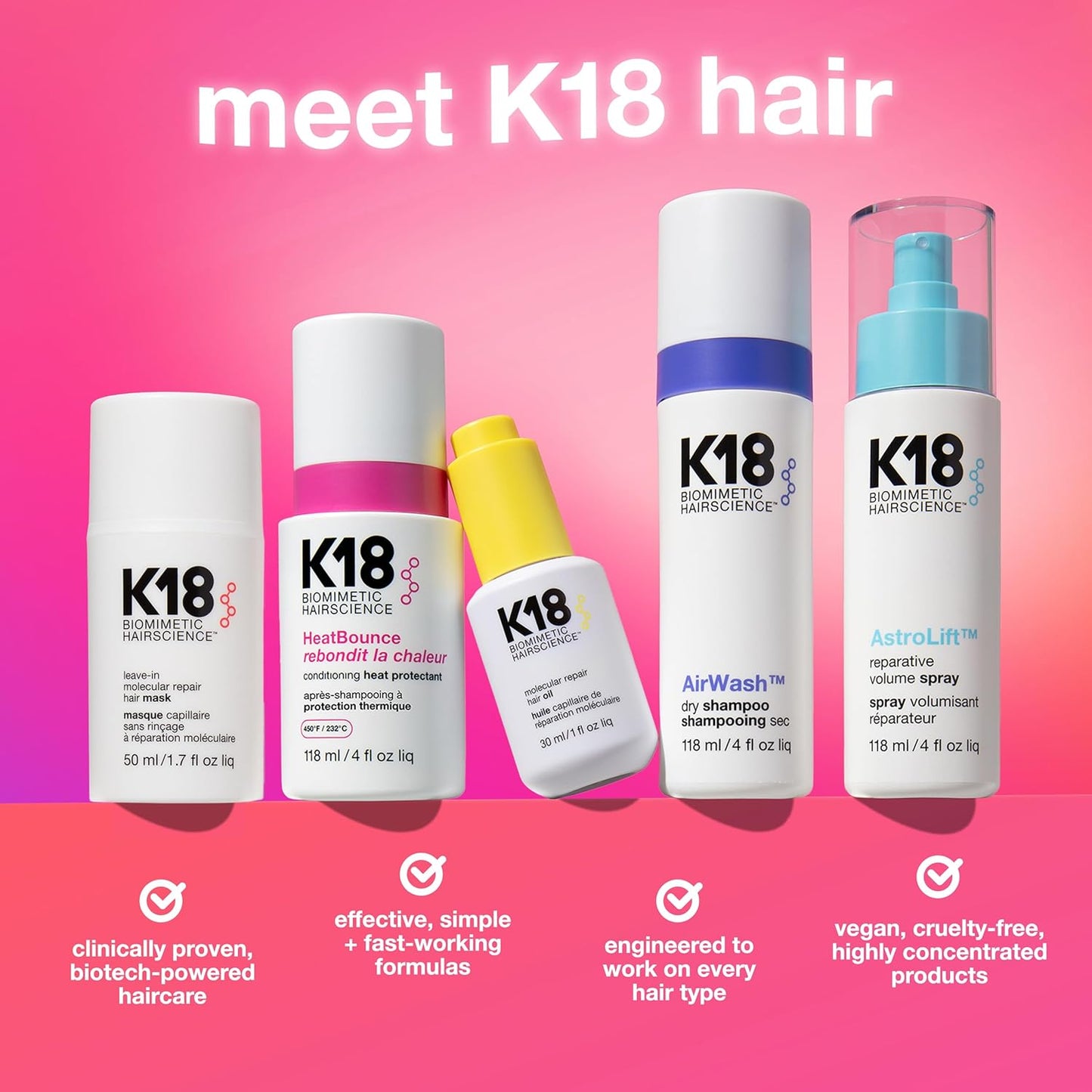 Magia reparadora K18 para el cabello