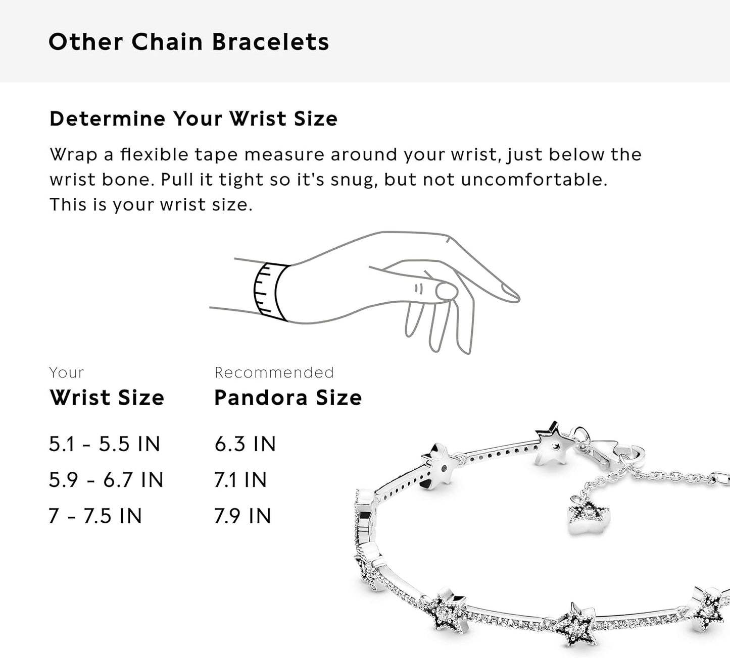 Celestial Stars Silver Bracelet