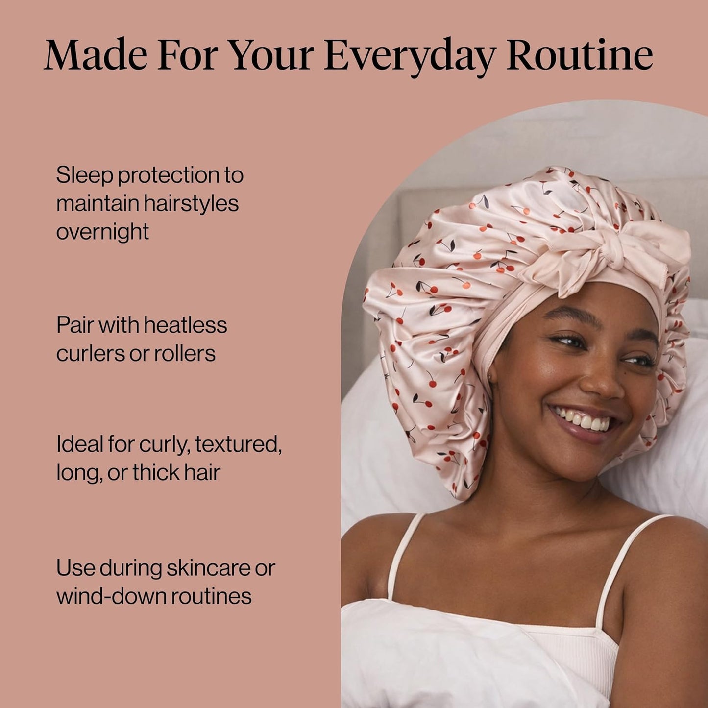 Bonnet Doux XL pour Cheveux