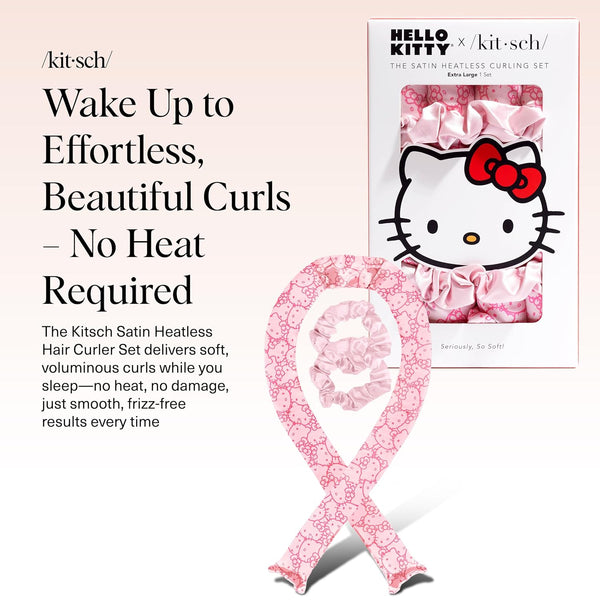 Hello Kitty Heatless Curl Set