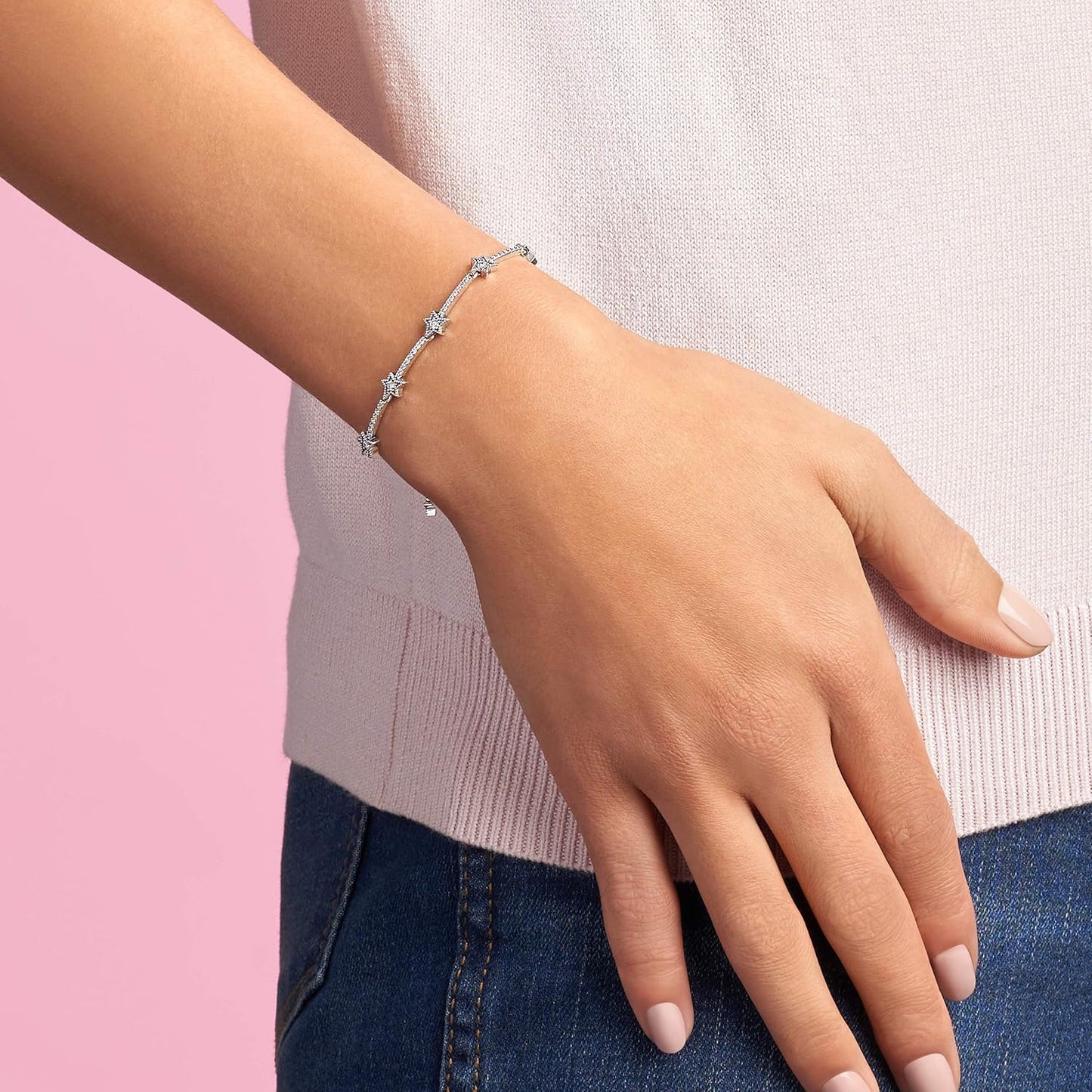 Celestial Stars Silver Bracelet