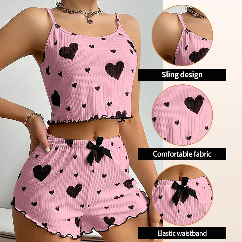 Chic Love Pajama Set